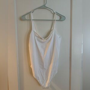 Abercrombie & Fitch Cream Soft Bodysuit